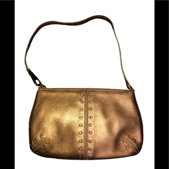 Michael Kors leather metallic wristlet - Picture 2 of 4